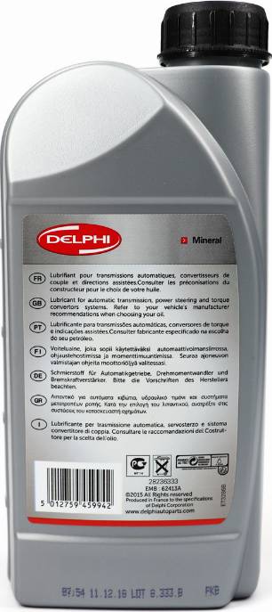 Delphi 28236333 - Олива трансмісійна autocars.com.ua
