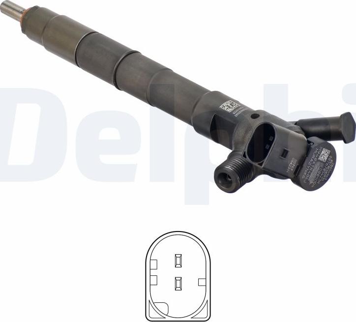 Delphi 28654963-12B1 - Форсунка дизельна, розпилювач і утримувач autocars.com.ua