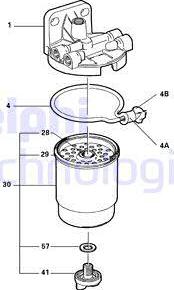 Delphi 5822030 - Паливний фільтр autocars.com.ua
