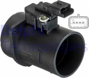 Delphi AF10498-12B1 - Датчик потока, массы воздуха avtokuzovplus.com.ua