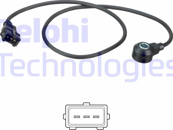 Delphi AS10173 - Датчик детонации avtokuzovplus.com.ua