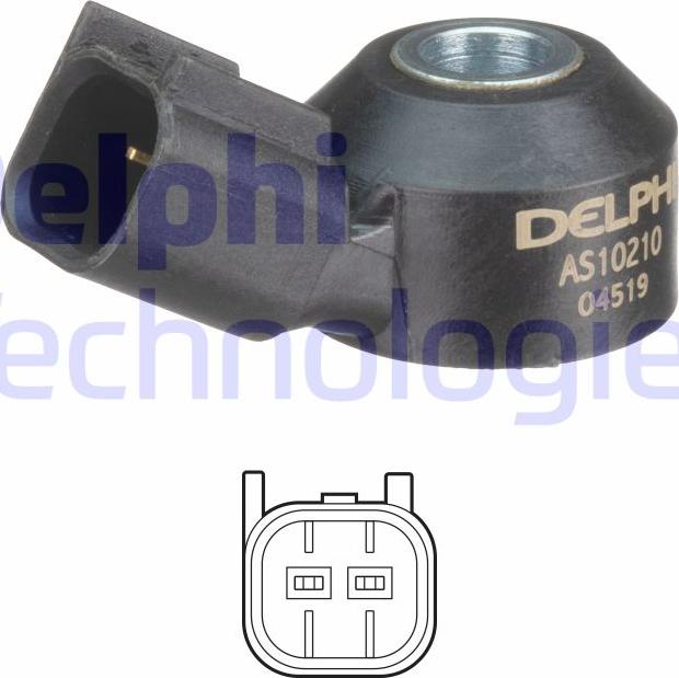 Delphi AS10210 - Датчик детонації autocars.com.ua