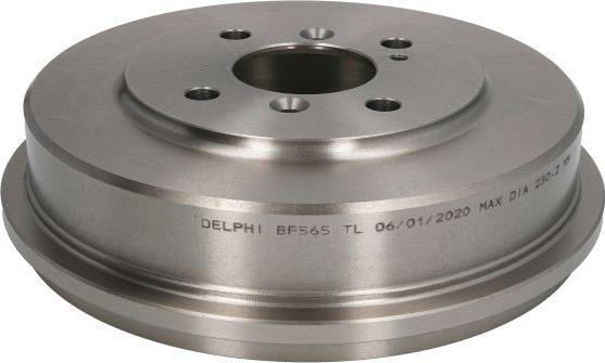 Delphi BF565 - Гальмівний барабан autocars.com.ua