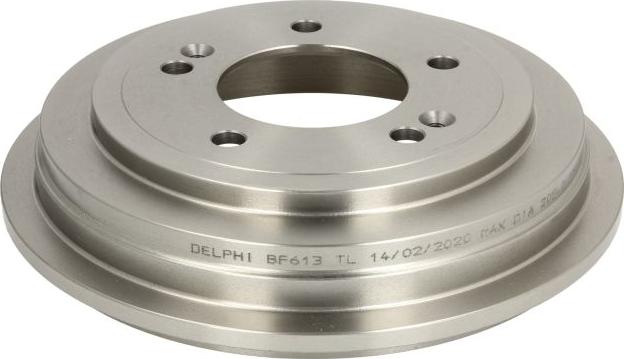 Delphi BF613 - Гальмівний барабан autocars.com.ua