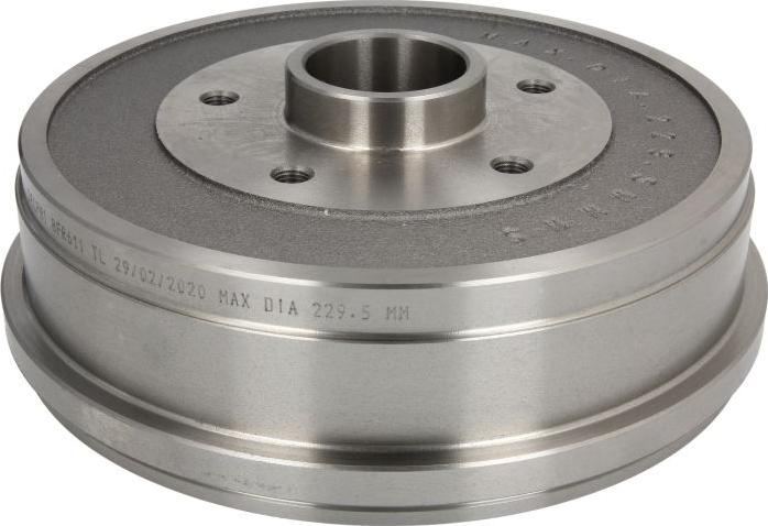 Delphi BFR611 - Гальмівний барабан autocars.com.ua