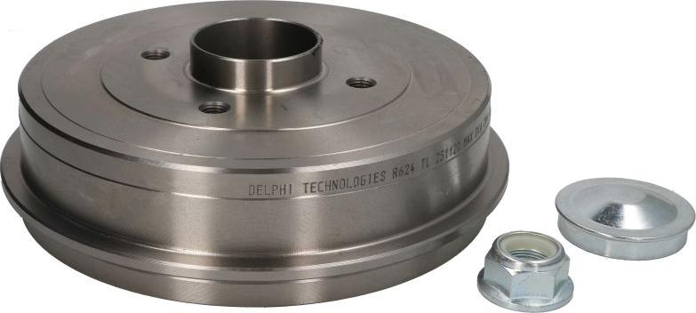 Delphi BFR624 - Гальмівний барабан autocars.com.ua