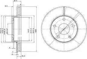 BOSCH 986478195 - Тормозной диск avtokuzovplus.com.ua