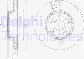 Delphi BG2449 - Тормозной диск autodnr.net