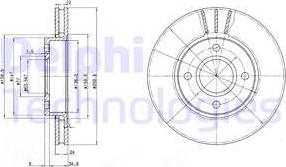 Delphi BG2780 - Тормозной диск avtokuzovplus.com.ua