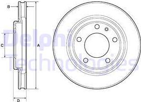 Quinton Hazell BDC4521 - Гальмівний диск autocars.com.ua