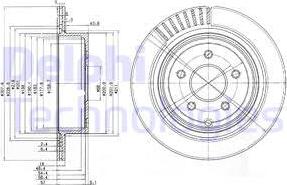 Delphi BG4041 - Тормозной диск avtokuzovplus.com.ua