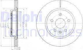 Delphi BG4190 - Тормозной диск avtokuzovplus.com.ua