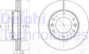 Delphi BG4296 - Тормозной диск avtokuzovplus.com.ua