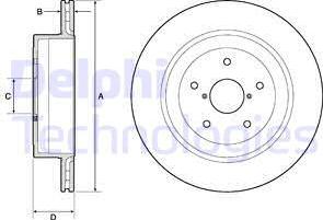 Delphi BG4775C - Тормозной диск avtokuzovplus.com.ua