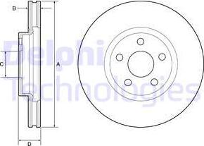 BOSCH 0 986 479 D44 - Тормозной диск avtokuzovplus.com.ua