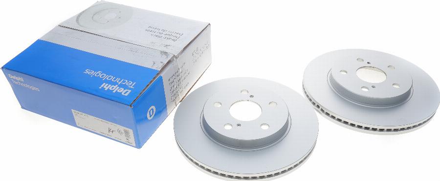 Delphi BG5051C - Гальмівний диск autocars.com.ua