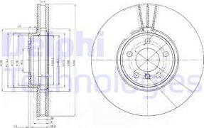 Delphi BG9004 - Гальмівний диск autocars.com.ua