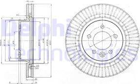 Delphi BG9006 - Тормозной диск avtokuzovplus.com.ua