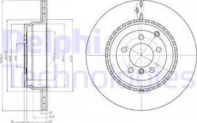 Delphi BG9080 - Тормозной диск avtokuzovplus.com.ua