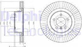 Delphi BG9081C - Тормозной диск avtokuzovplus.com.ua