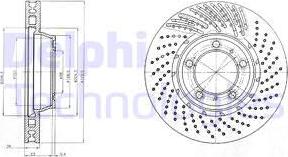 Delphi BG9094C - Гальмівний диск autocars.com.ua