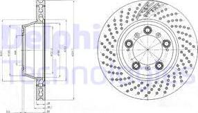 Delphi BG9096C - Гальмівний диск autocars.com.ua