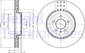 Delphi BG9110 - Тормозной диск avtokuzovplus.com.ua