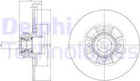 Delphi BG9114RSC - Тормозной диск avtokuzovplus.com.ua