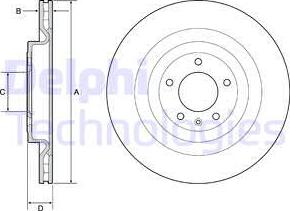 Delphi BG9126C-18B1 - Гальмівний диск autocars.com.ua