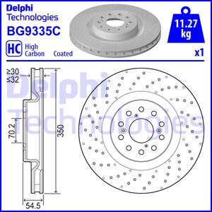 Delphi BG9335C - Тормозной диск avtokuzovplus.com.ua