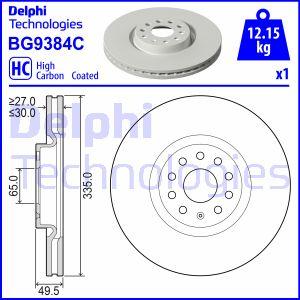 Delphi BG9384C - Тормозной диск avtokuzovplus.com.ua