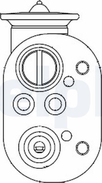 Delphi CB1001V - Розширювальний клапан, кондиціонер autocars.com.ua