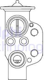 Delphi CB1004V - Расширительный клапан, кондиционер avtokuzovplus.com.ua