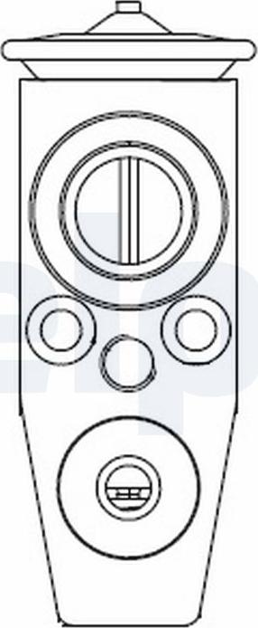 Delphi CB1011V - Розширювальний клапан, кондиціонер autocars.com.ua