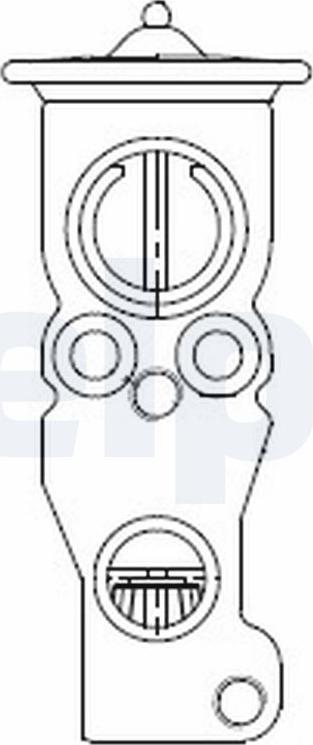 Delphi CB1018V - Розширювальний клапан, кондиціонер autocars.com.ua