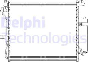 Delphi CF20228 - Конденсатор кондиционера avtokuzovplus.com.ua