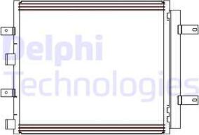 Delphi CF20241 - Конденсатор кондиционера avtokuzovplus.com.ua