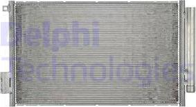 Delphi CF20300 - Конденсатор, кондиціонер autocars.com.ua