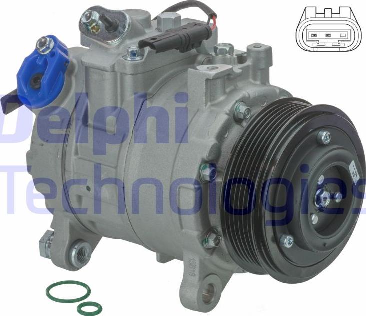 Delphi CS20536 - Компресор, кондиціонер autocars.com.ua