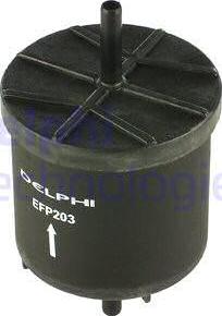 Delphi EFP203 - Топливный фильтр avtokuzovplus.com.ua