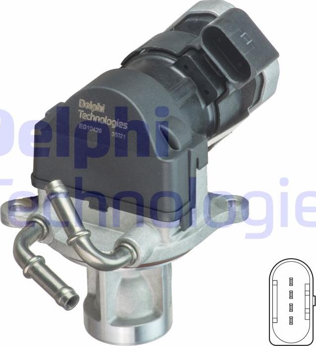 Delphi EG10429-12B1 - Клапан возврата ОГ autodnr.net