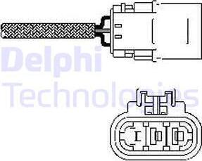 Delphi ES10456-12B1 - Лямбда-зонд, датчик кислорода autodnr.net