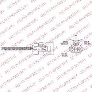 Delphi ES10680-11B1 - Лямбда-зонд autocars.com.ua