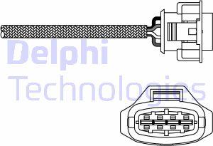 Delphi ES10792-12B1 - Лямбда-зонд, датчик кислорода autodnr.net