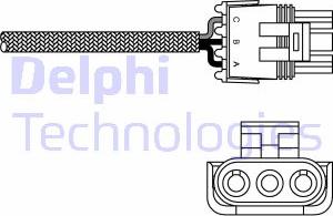 Delphi ES10968-12B1 - Лямбда-зонд, датчик кислорода avtokuzovplus.com.ua