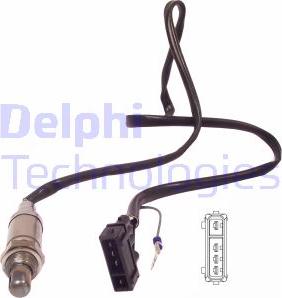 Delphi ES11010-12B1 - Лямбда-зонд autocars.com.ua