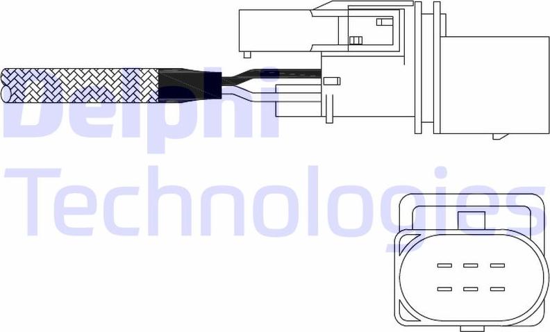 Delphi ES11015-12B1 - Лямбда-зонд autocars.com.ua