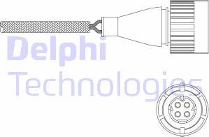 Delphi ES11047-12B1 - Лямбда-зонд, датчик кислорода autodnr.net