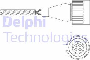 Delphi ES11048-12B1 - Лямбда-зонд autocars.com.ua