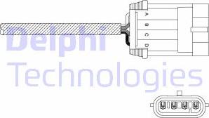 Delphi ES11061-12B1 - Лямбда-зонд autocars.com.ua